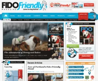 Fidofriendly.com(Fido Friendly Magazine) Screenshot