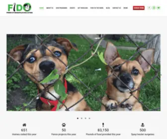 Fidoindy.org(Friends of Indianapolis Dogs Outside) Screenshot