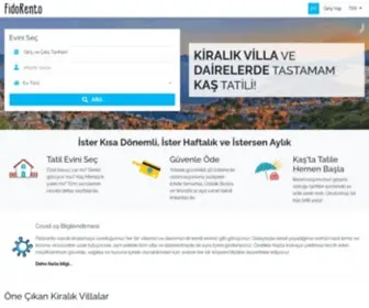 Fidorento.com(Kaş Kiralık Villa ve Dairelerde Tastamam Tatil) Screenshot