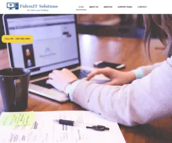 Fidroxitsolutions.us(Fidrox IT Solutions LLC) Screenshot