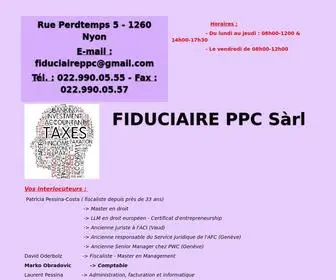 Fiduciaireppc.com(Fiduciaire PPC) Screenshot