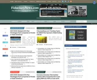 Fiduciarynews.com(For the Financial Professional Front Page) Screenshot