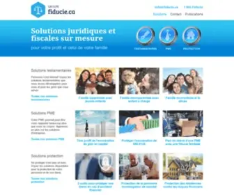 Fiducie.ca(Solutions juridiques et fiscales) Screenshot