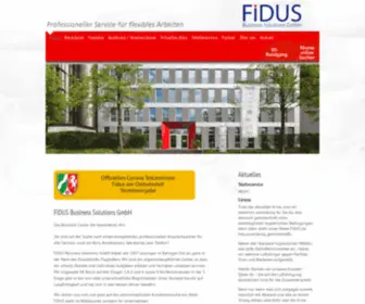 Fidus-Business-Solutions.de(   Testzentrum am Ostbahnhof) Screenshot