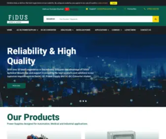 Fiduspower.com(AC-DC Power Supplies) Screenshot