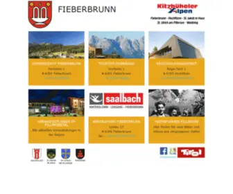 Fieberbrunn.at(Gemeinde Fieberbrunn) Screenshot