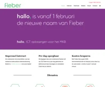 Fieber.nl(Fieber grote oplossingen voor kleine ondernemingen) Screenshot