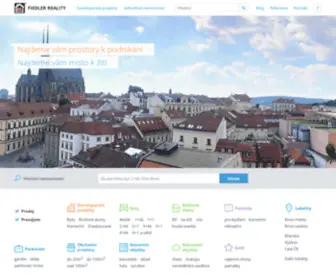 Fiedlerreality.cz(Realitní) Screenshot