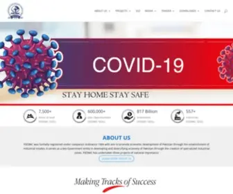 Fiedmc.com.pk(Making Tracks of Success) Screenshot