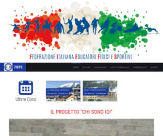 Fiefs.it(Federazione Italiana Educatori Fisici e Sportivi) Screenshot