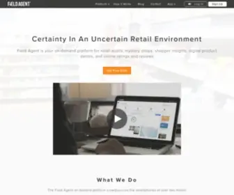 Fieldagent.net(On-Demand Data Collection & Marketing Services) Screenshot