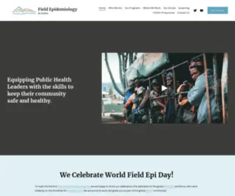 Fieldepiinaction.com(Field Epidemiology in Action) Screenshot