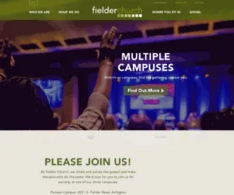 Fielder.org(Fielder Church) Screenshot