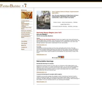 Fielderbuilder.com(Fielder Builder Custom Homes and Home Improvements Texas) Screenshot