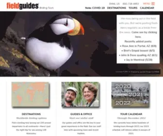 Fieldguides.com(Birding Tours with FIELD GUIDES) Screenshot