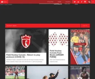 Fieldhockey.ca(Field Hockey Canada) Screenshot