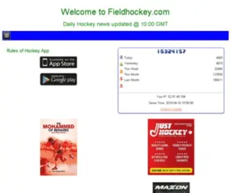 Fieldhockey.com(Daily Hockey news from around the world) Screenshot