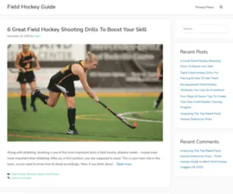 Fieldhockeyguide.com(Field Hockey Guide) Screenshot