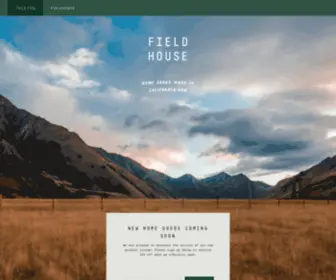 Fieldhousegoods.com(F I E L D H O U S E) Screenshot