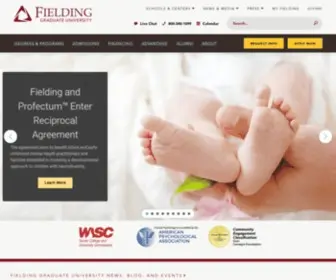 Fielding.edu(Fielding Graduate University) Screenshot