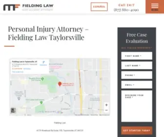 Fieldinglawutah.com(Taylorsville Personal Injury Lawyers) Screenshot