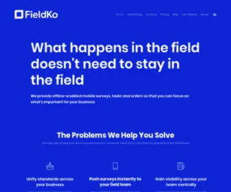 Fieldko.com(Build new customer experiences in minutes on Salesforce with FieldKo) Screenshot