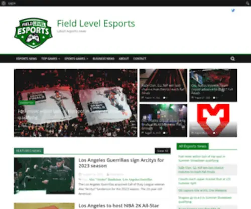 Fieldlevelesports.com(Fieldlevelesports) Screenshot