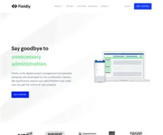 Fieldly.com(Manage all your projects easily. Fieldly) Screenshot