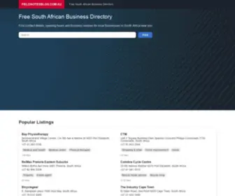 Fieldnotesblog.com.au(Field Notes) Screenshot