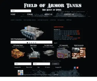 Fieldofarmortanks.com(SmartCart) Screenshot