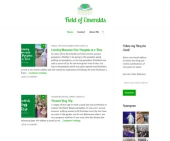 Fieldofemeralds.com(A Community for Creative Minds) Screenshot