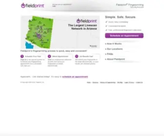 Fieldprintarizona.com(Fieldprint Fingerprinting) Screenshot