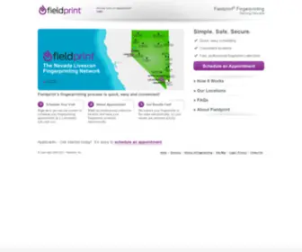 Fieldprintnevada.com(Fieldprint Fingerprinting) Screenshot