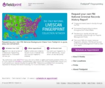 Fieldprintusa.com(Fieldprint Fingerprinting) Screenshot
