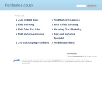 Fieldsales.co.uk(Sales recruitment) Screenshot