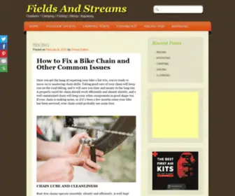 Fieldsandstreams.com(Fields And Streams) Screenshot