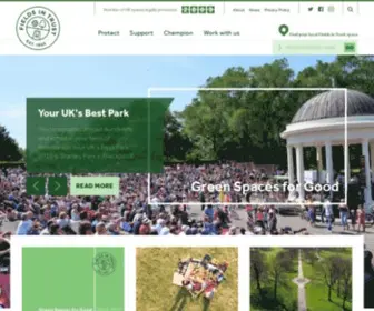 Fieldsintrust.org(Fields in Trust) Screenshot