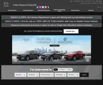 Fieldsmazda.com Screenshot