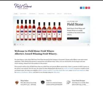 Fieldstonefruitwines.com(Field Stone Fruit Wines) Screenshot