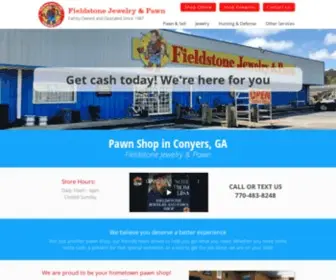 Fieldstonejewelryandpawn.com(Pawn Shop in Conyers) Screenshot