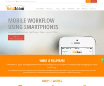 Fieldteam.com.au(Mobile Workflow Using Smartphones) Screenshot