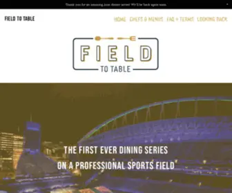 Fieldtotable.us(An unforgettable four) Screenshot