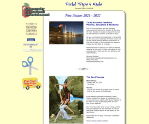 Fieldtrips4Kids.com(Field Trips 4 Kids) Screenshot