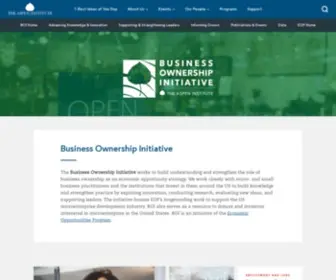 Fieldus.org(Business Ownership Initiative) Screenshot