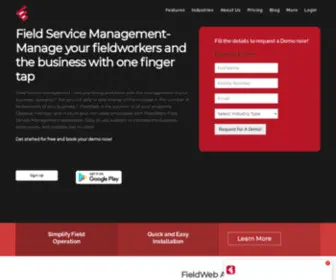 Fieldweb.co.in(Best Field Service Management) Screenshot