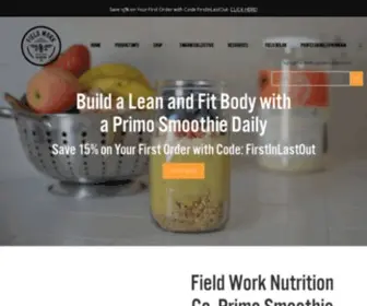 Fieldworknutrition.com(Field Work Nutrition Co) Screenshot