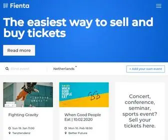 Fienta.com(Event Ticketing & Registration) Screenshot