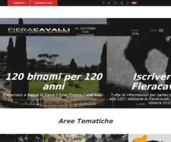 Fieracavalli.com(Fieracavalli Verona) Screenshot