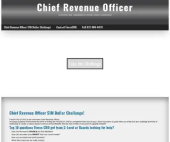 Fiercecro.com(Fierce Chief Revenue Officer offers ONE MILLION DOLLAR Challenge) Screenshot