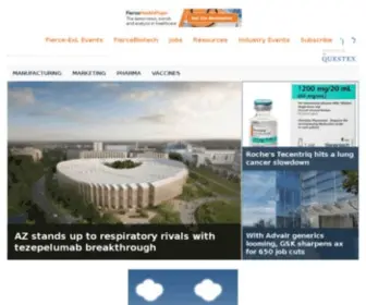 Fiercepharmamarketing.com(Pharma marketing news) Screenshot